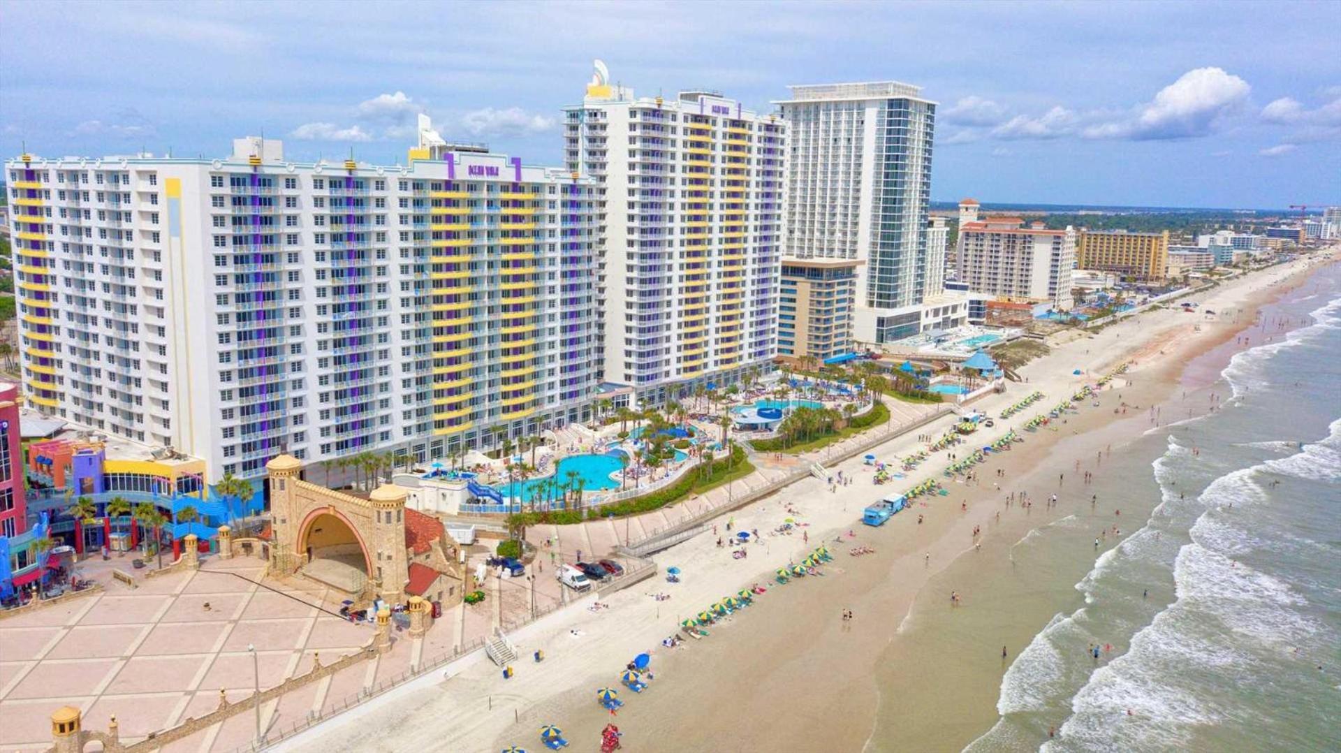 Luxury 2Br Dbl Balcony Direct Ocean Wyndham Resort Daytona Beach Exterior photo